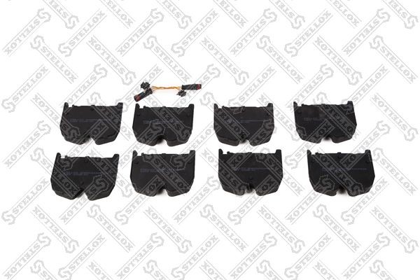 колодки дисковые передние! с антискрип. пл.\ MB W211/S211/R230/R199 3.2/5.5/6.0  1003-002B-SX STELLOX