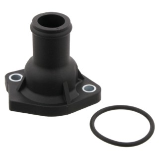 Фланец VW Caddy (83-01),Golf AUDI 100 SKODA Felicia (95-01) патрубка системы охл 12410 FEBI BILSTEIN