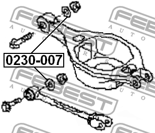 INFINITI M (Y50) (2004-2009) 0230-007 FEBEST