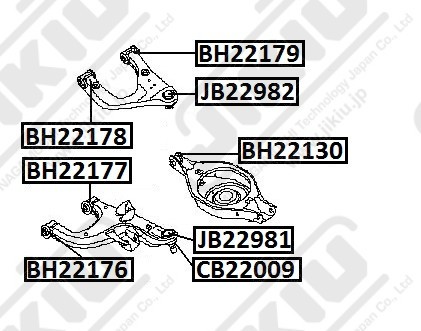 Пыльник опоры шаровой CB22009 CB22009 JIKIU