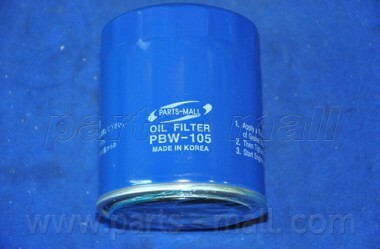 Фильтр масляный NISSAN ALMERA/PRIMERA/SUNNY/TERRANO 1.3-3.0 -02  PBW-105 PBW-105 PMC PARTS MALL