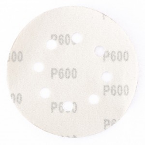 Круг шлифовальный на липучке D125 P500 8 отверстий 5шт. MATRIX 73816 MATRIX