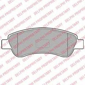 LP1994 колодки дисковые з.\ Citroen Jumper 2.2HDi 06> LP1994 DELPHI
