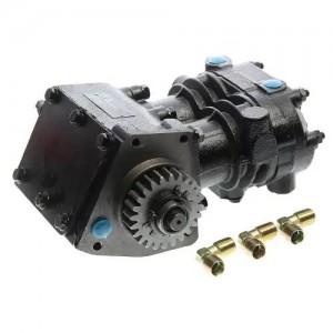 Компрессор КАМАЗ (2 цилиндровый) жид. охлаж. 210л/мин. MEGAPOWER 350-27-010 MEGA POWER