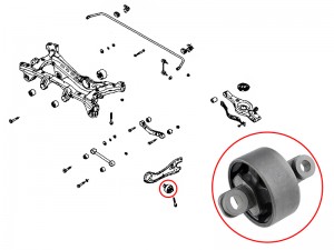Сайлентблок заднего продольного рычага HYUNDAI CRETA 16- RH ST-55275-M0000 ST55275M0000 SAT
