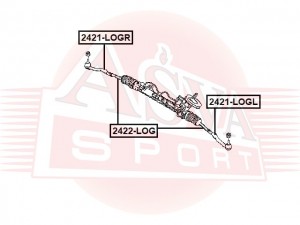 Наконечник поперечной рулевой тяги 2421LOGL 2421-LOGL ASVA