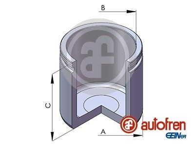поршень суппорта ! d.54\ Alfa Romeo 155/164, MB W202,Renault Clio/Megane, Nissan D02532 AUTOFREN SEINSA
