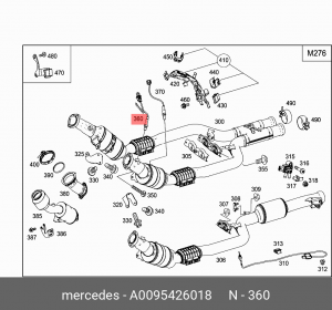 ЛЯБМДА-ЗОНД A0095426018 A0095426018 MERCEDES BENZ