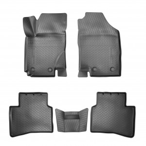 Коврик салона JAC S3 (14-) 3D полиуретан черный (5 предм.) NORPLAST NPA11-C38-250 NORPLAST