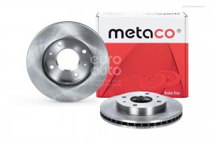 Диск тормозной передний вентилируемый 3050130 METACO