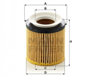 Фильтр масляный HU8002y HU8002Y MANN FILTER