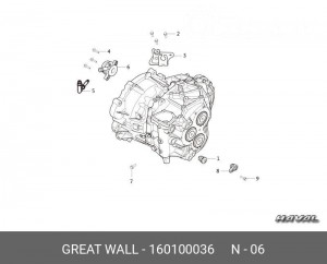 Подшипник выжимной HAVAL H6 OE 160100036 GREAT WALL