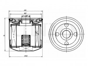Фильтр масляный FLT-20006 UNIO