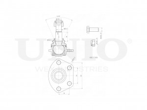 Опора шаровая передняя нижняя SSP-20068 UNIO