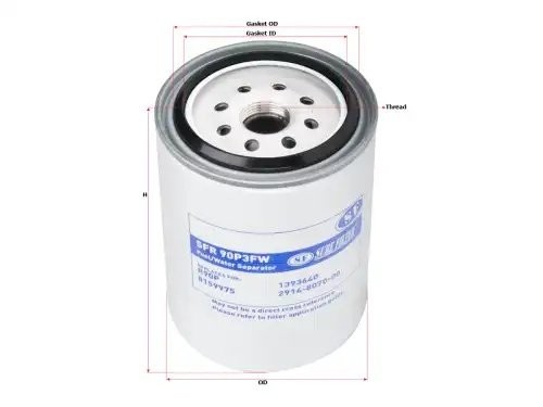 Фильтр топливный Sure Filter SFR90P3FW SFR90P3FW SURE FILTER