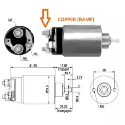 Реле втягивающее FORD Fiesta,Mondeo стартера MEAT&DORIA 46007 MEAT DORIA