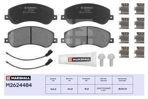 Торм. колодки дисковые передн. Ford Transit VII 06- 330350 VW Amarok 10- M262448 M2624484 MARSHALL