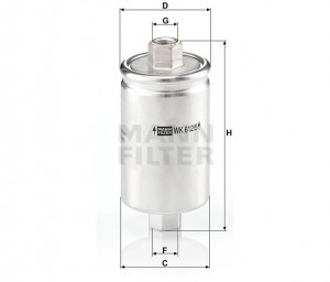 Фильтр топливный WK612/5 WK6125 MANN FILTER