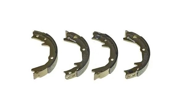 S54519 колодки тормозные! барабанные ручника\ Mitsubishi Outlander 2.0-3.0 03> S 54 519 BREMBO