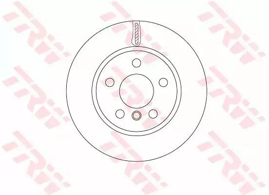 Диск тормозной передний MINI (F55-F57) 12/13- DF6799 DF6799 TRW