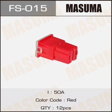 предохранитель силовой! тип 'мама' 50A красный\ FS015 MASUMA