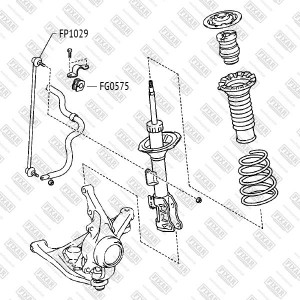 TOYOTA YARIS (2005>) FP1029 FIXAR