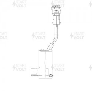Насос омывателя для а/м Hyundai HD 65/72/75 (98-) (без задн. омыв.) (SWP 0804) SWP 0804 START VOLT