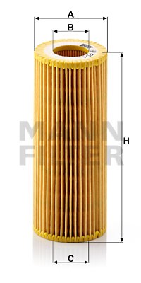 Фильтр масляный BMW 3 (E46,E90),5 (E60),X5 (E53) MANN HU7214X MANN FILTER