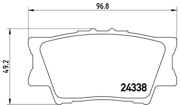 Колодки тормозные P83089 P83089 BREMBO