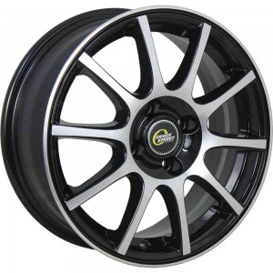 Cross Street CR-16 15.0 / 6.0J PCD 4x100.00 ET 40.00 ЦО 60.10 Литой / Черный с п 9320403 CROSS STREET