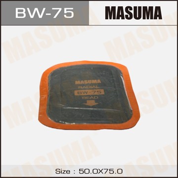 заплатка для боковых порезов! 52х75mm 1 слой корда\ BW75 MASUMA