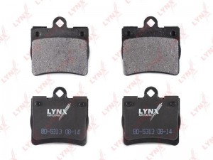 колодки тормозные дисковые задние! с антиск. пл.\ MB W202 1.8-2.5 93-01 BD-5313 LYNXAUTO