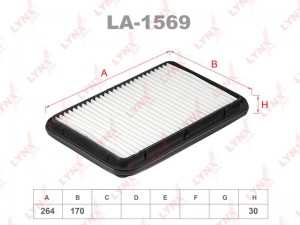 фильтр воздушный!\ Suzuki Ignis 1.3 00-03 LA-1569 LYNXAUTO