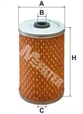 фильтрующий элемент топлива! бумажный\ Omn MB DE 15 MFILTER AUTOMOTIVE FILTERS