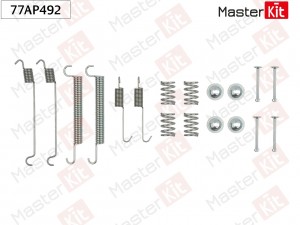 Комплект установочный барабанных колодок Peugeot 405 II (4B) 1992 - 1999 77AP492 77AP492 MASTER KIT