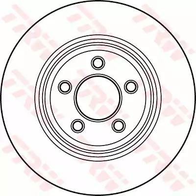 Диск тормозной задний CHRYSLER 300C спорт ход часть (320мм) DF4907S DF4907S TRW