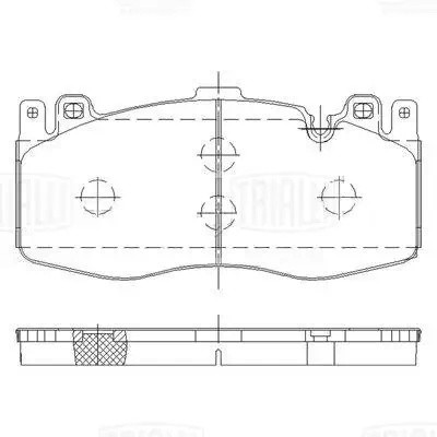 КОЛОДКИ ТОРМ. ДЛЯ А/М BMW M2 COUPE F22/F87 ДИСК. ПЕРЕД. ДЛЯ ДИСКА D400 PF 4 PF4248 TRIALLI