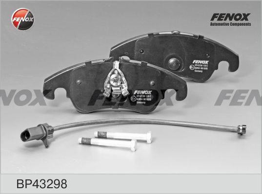 Колодки тормозные дисковые передние BP43298 FENOX