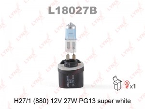 12V27W H27/1W PG13 L18027B LYNXAUTO
