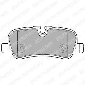 LP1936 колодки дисковые з.\ LandRover Discovery/Range Rover 4.4i V8/2.7TD V6 04> LP1936 DELPHI