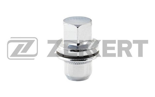 Гайка колесная с шайбой 14mm*1.50 L47 ключ 22 Хром BE4110 BE-4110 ZEKKERT