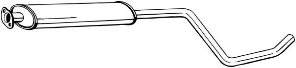 Резонатор CHEVROLET Cruze (09-) BOSAL 284-611 BOSAL