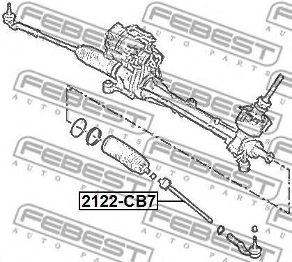 Тяга рулевая 2122-CB7 2122-CB7 FEBEST