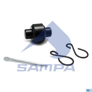 Ролик BPW тормозной колодки (ролик,2 крючка, шплинт) SAMPA 070527 SAMPA