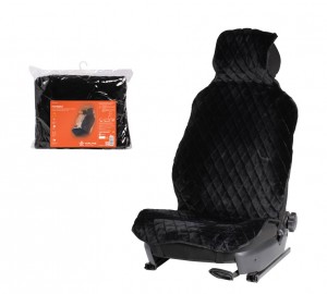 Накидка из искусственного меха, черная с коротким ворсом, на переднее сиденье, 1 AFC-A-04 AIRLINE