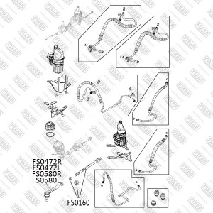 Наконечник рулевой тяги левый OPEL Astra 04- FS0472L FS0472L FIXAR