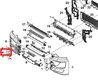 Крышка DONGFENG крюка буксировочного правая средняя OE 8406040-C6200 DONGFENG
