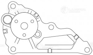 Насос водяной для а/м Renault Arkana 19-/Mercedes-Benz A 18- 1.3T [H5H/M282] LWP LWP 0901 LUZAR