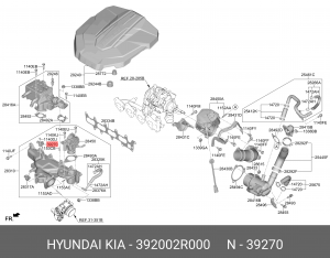 392002R000 ДАТЧИК ДАВЛЕНИЯ ТОПЛИВНОЙ СИСТЕМЫ 392002R000 HYUNDAI KIA