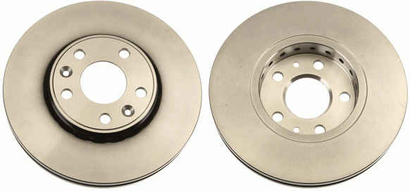 Диск тормозной передний RENAULT LAGUNA III, LATITUDE, MEGANE III (296мм) DF6184 DF6184 TRW